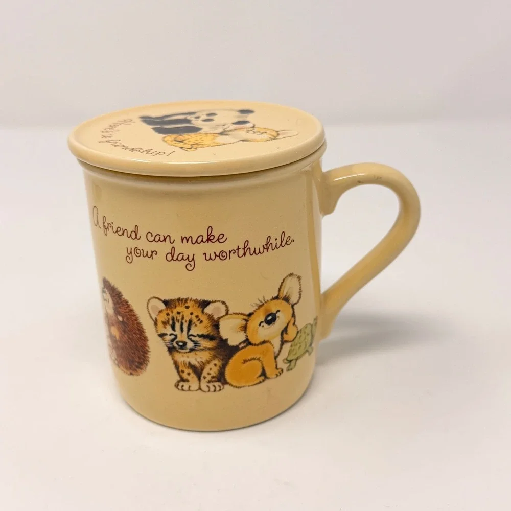 Vintage Hallmark Mugs Set‎ of 4 – Inspirational Religious Friendship – Japan
